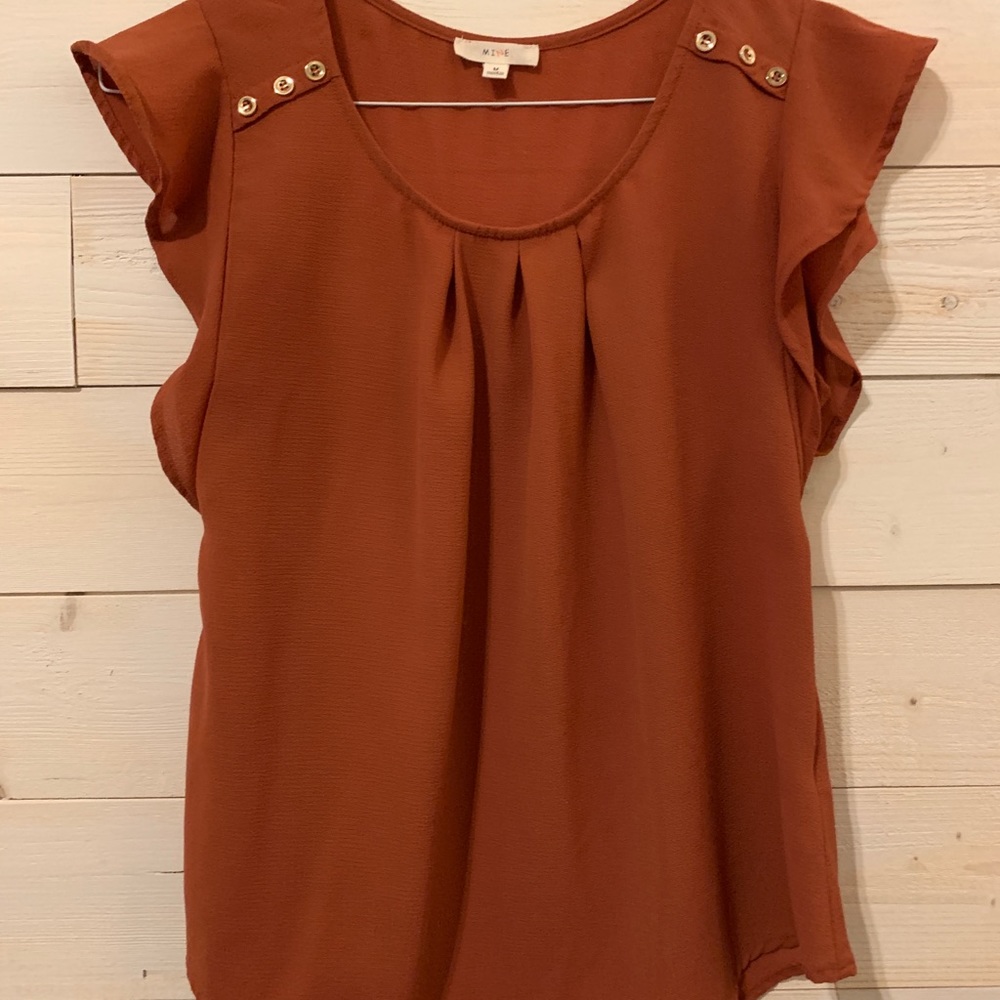 Gorgeous Top w/ ruffle sleeves